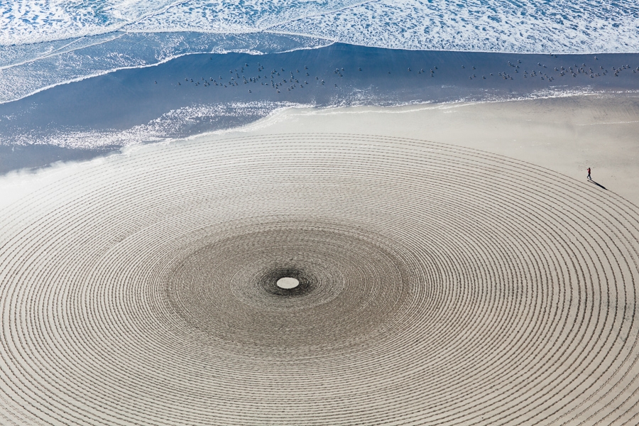 oeuvre sur sable de jim denevan